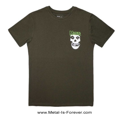 MISFITS (�ߥ��ե��å�) Mini Skull & Logo �֥ߥˡ������롦����ɡ������� T����ġʥ��꡼���
