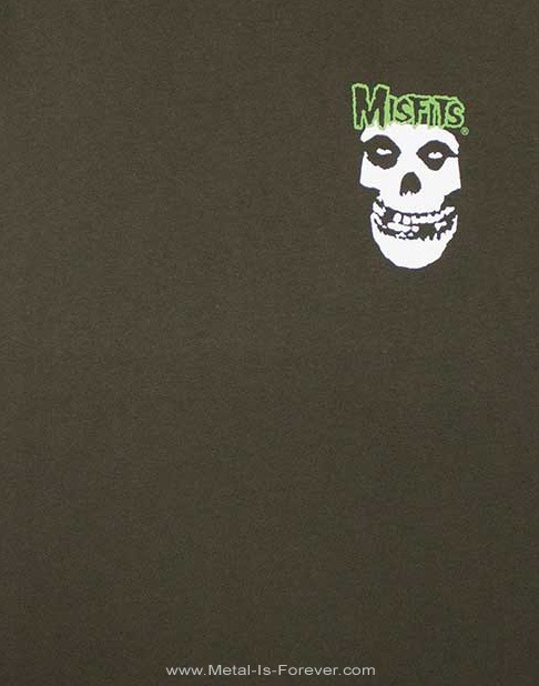 MISFITS (�ߥ��ե��å�) Mini Skull & Logo �֥ߥˡ������롦����ɡ������� T����ġʥ��꡼���
