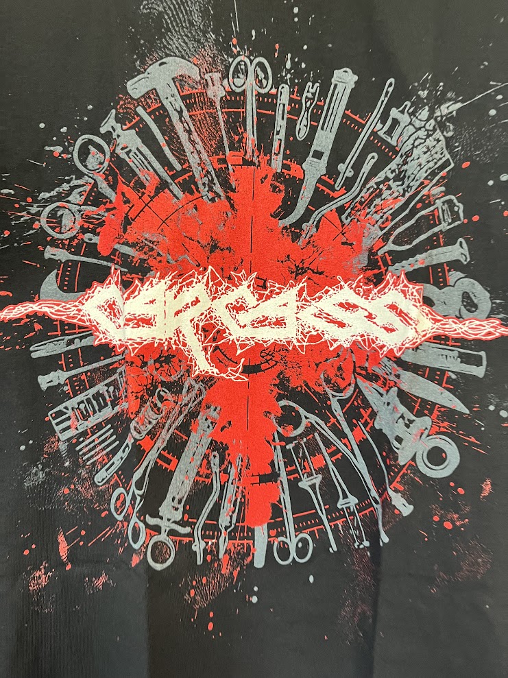 �ں߸ˤ����CARCASS (��������) SURGICAL STEEL �֥��������롦���ƥ������ �ԥ����  S�������ڥ��쥯�����������ƥ��