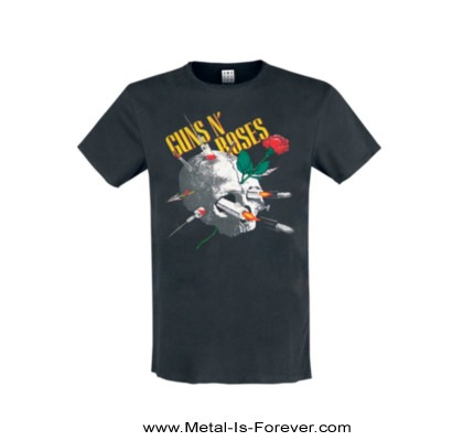GUNS N' ROSES (���󥺡�����ɡ���������) Needle Skull �֥ˡ��ɥ롦������� ����ץ�ե����� T�����