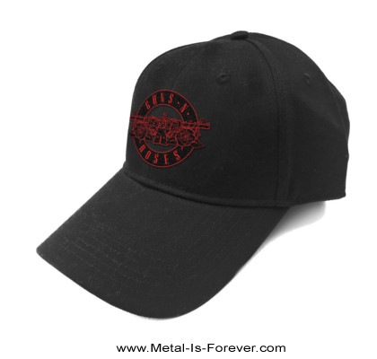 GUNS N' ROSES -���󥺡�����ɡ���������- RED CIRCLE LOGO �֥�åɡ��������롦������ �١����ܡ��륭��å�