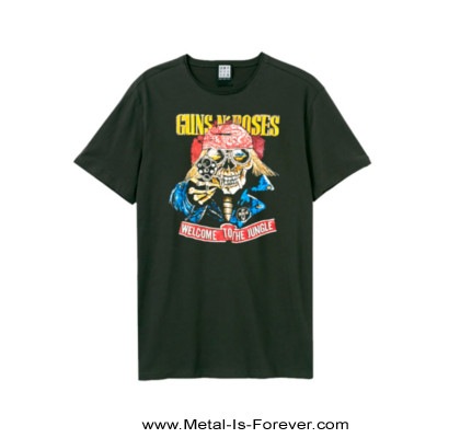 GUNS N' ROSES (���󥺡�����ɡ���������) Welcome to the Jungle �֥����륫�ࡦ�ȥ�����������󥰥�� ����ץ�ե����� T�����