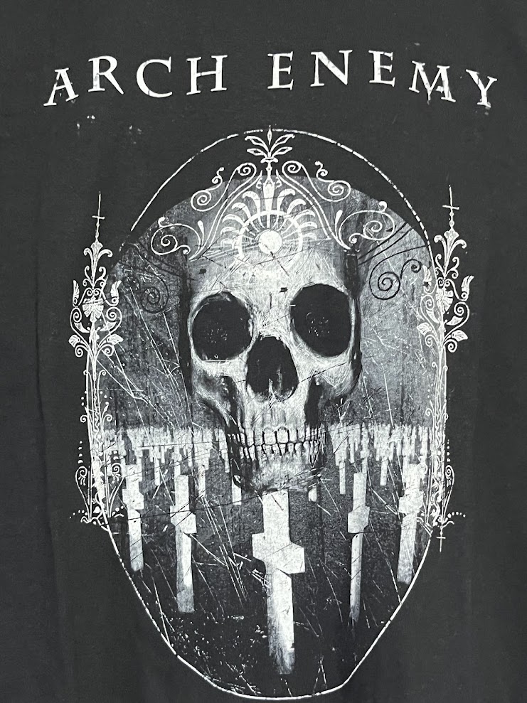 �ں߸�ͭ���ARCH ENEMY �ʥ����������ͥߡ��� Graveyard Skull �֥��쥤���䡼�ɡ�������� T����� L������
