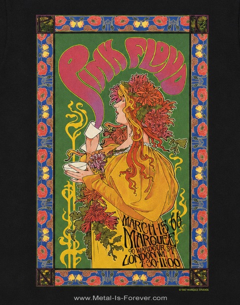 PINK FLOYD (�ԥ󥯡��ե�����) Marquee Poster '66�֥ޡ��������ݥ�������1966ǯ�� T�����