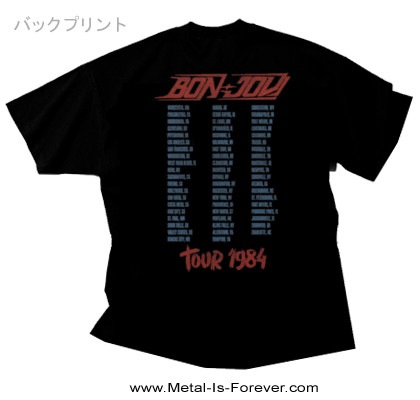 BON JOVI (�ܥ󡦥������) TOUR '84 ��84ǯ�ĥ����� T�����