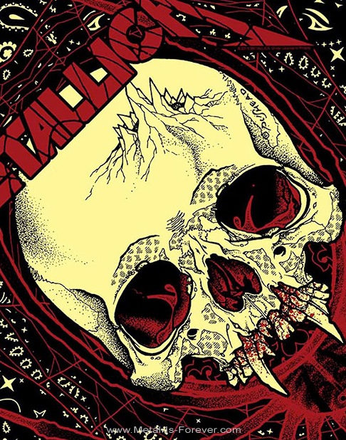 METALLICA (�᥿�ꥫ) SPIDER SKULL �֥��ѥ�������������� �Х����