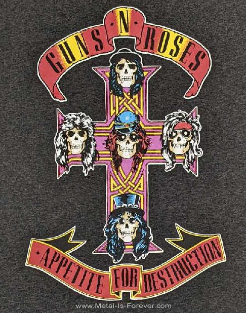 GUNS N' ROSES (���󥺡�����ɡ���������) Appetite For Destruction �֥��ڥ����ȡ��ե������ǥ����ȥ饯������ ��󥬡��ԥ����(���㥳���뎥���졼��