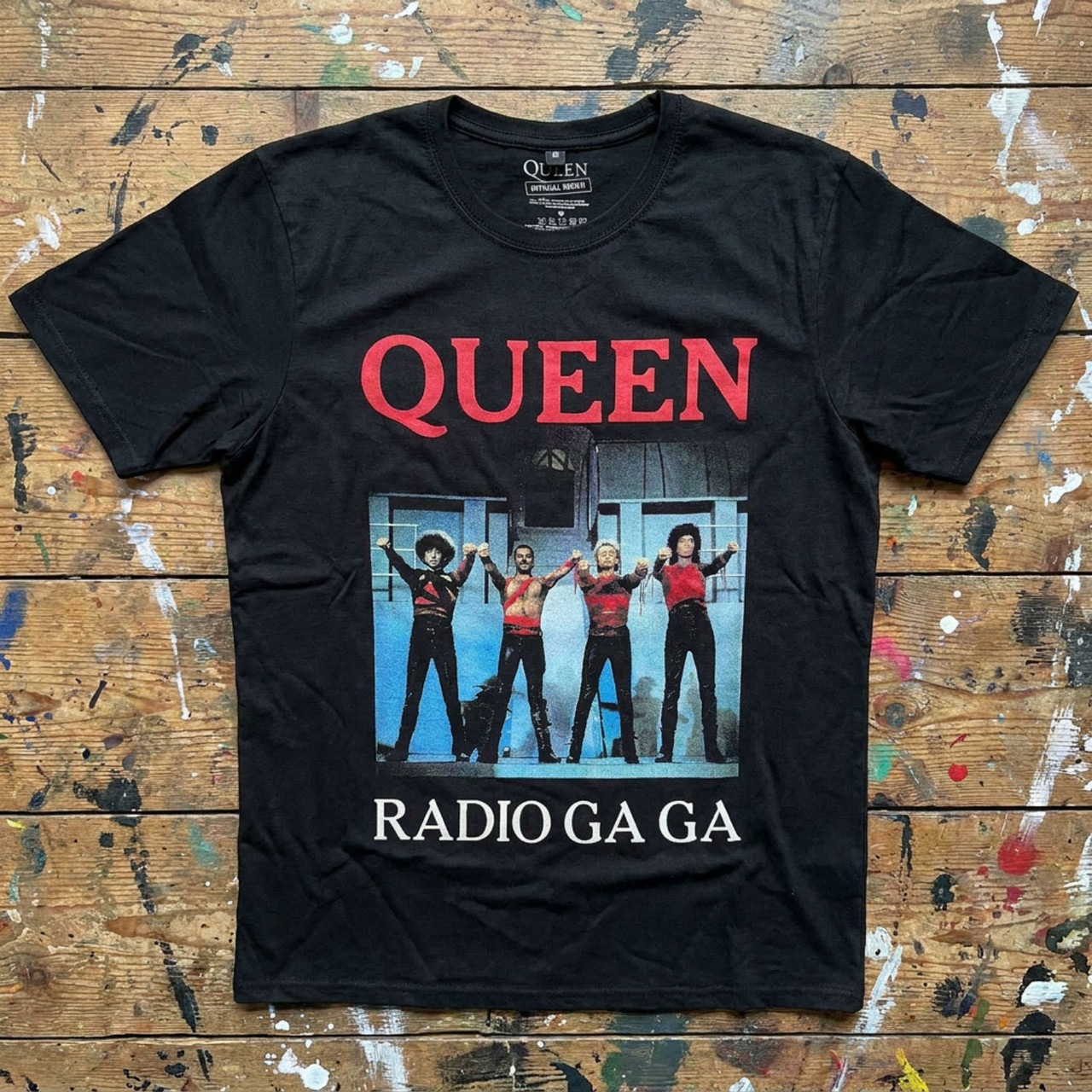 QUEEN (��������) Radio Ga Ga �֥�ǥ����������� �����ܥ� T�����