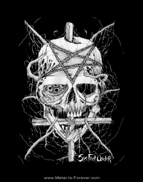 SIX FEET UNDER (åեȡ) PENTA SKULL ֥ڥ󥿡 T