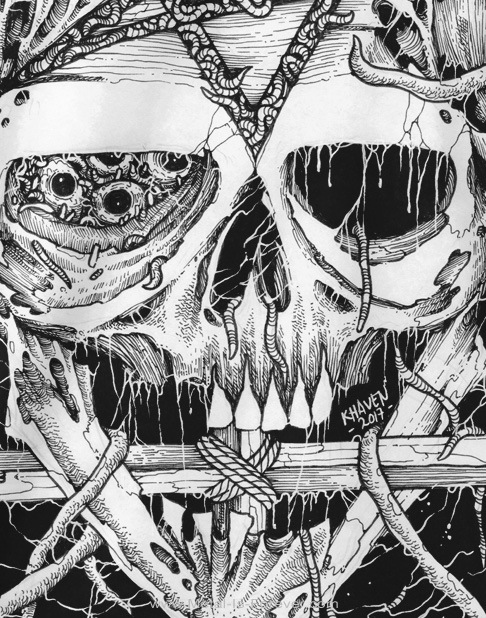 SIX FEET UNDER (åեȡ) PENTA SKULL ֥ڥ󥿡 T