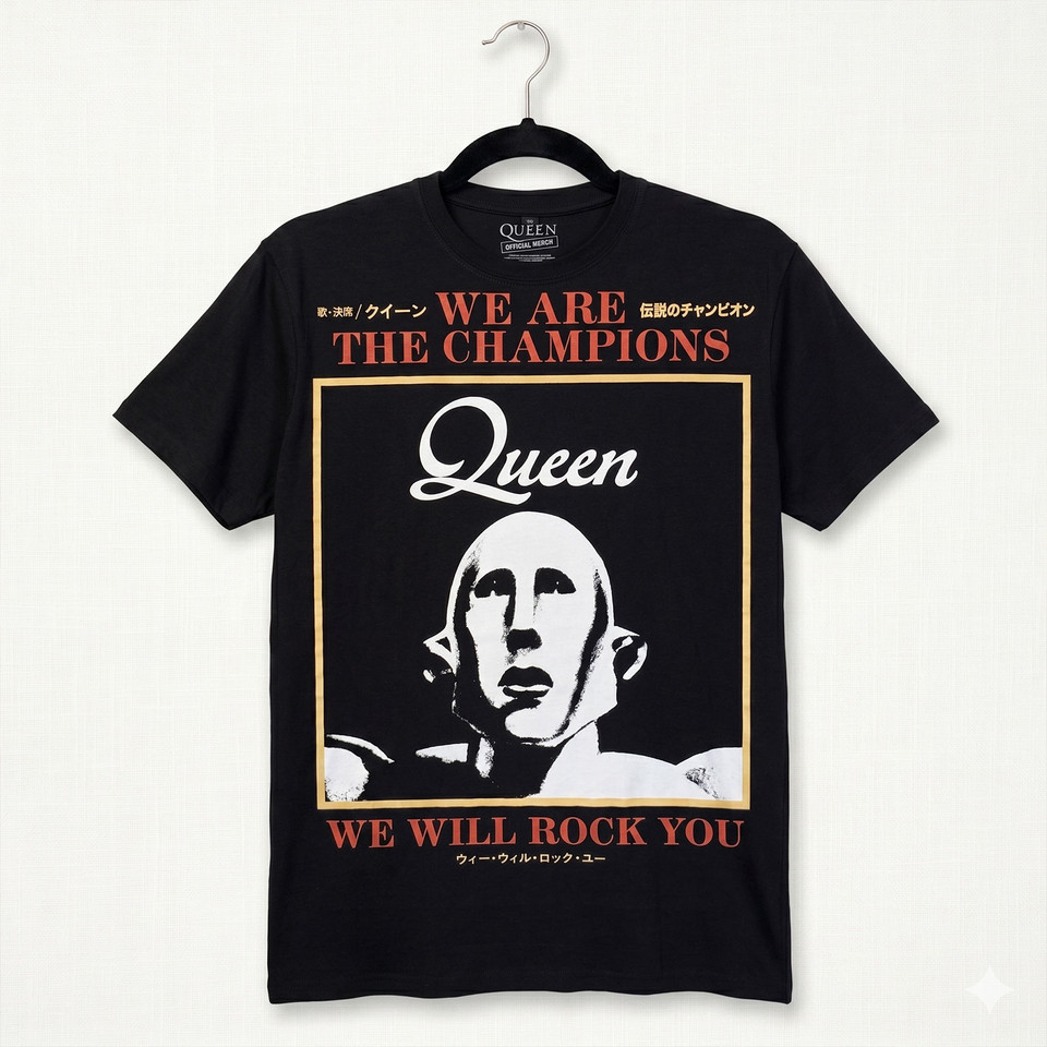 QUEEN (��������) We Are The Champions ������Υ����ԥ���� �����ܥ� T�����
