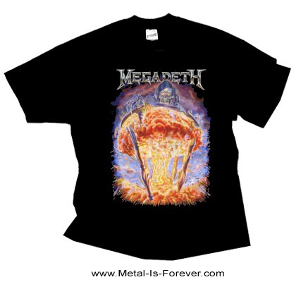 MEGADETH メガデス　2011 ツアープリントTシャツ　mbt180 MEGADETH (メガデス) COUNTDOWN TO EXTINCTION 「破滅への