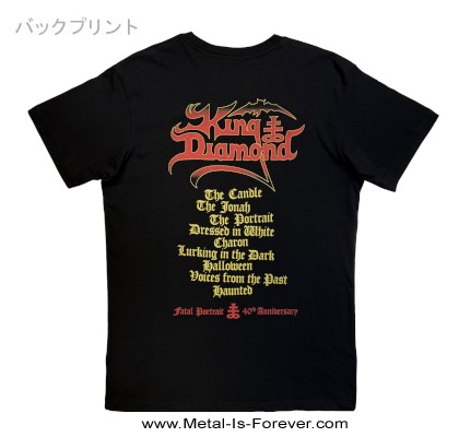 KING DIAMOND (���󥰡�����������) Fatal Portrait�֥ե������롦�ݡ��ȥ졼�ȡץȥ�å��ꥹ�� T�����