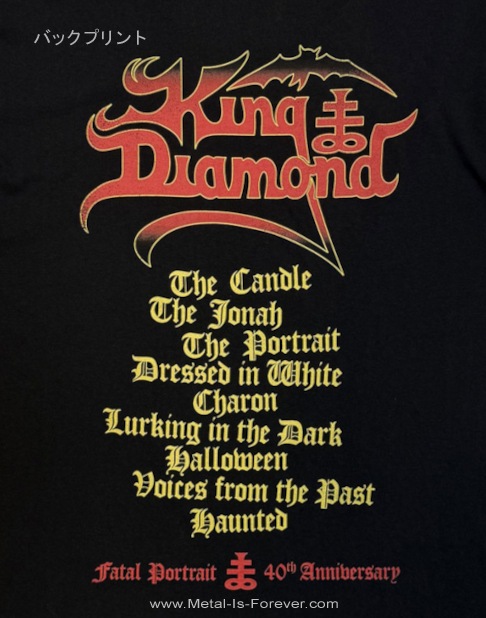 KING DIAMOND (���󥰡�����������) Fatal Portrait�֥ե������롦�ݡ��ȥ졼�ȡץȥ�å��ꥹ�� T�����