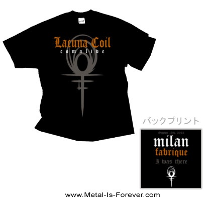 LACUNA COIL (�饯���ʡ�������) Comalive Milan �֥����ޥ饤�����ߥ���T�����