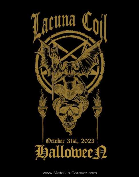 LACUNA COIL (�饯���ʡ�������) Halloween 2023 �֥ϥ�������2023��T�����