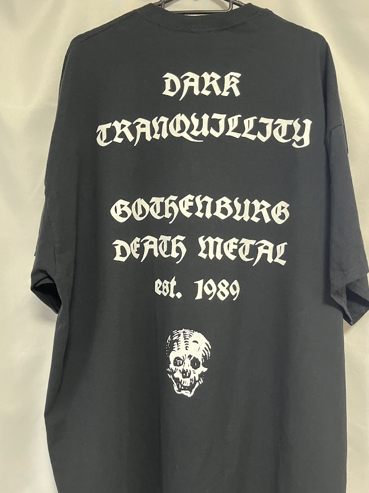 �ں߸ˤ����DARK TRANQUILLITY (���������ȥ�󥭥��ƥ���) OLD SCHOOL GOTHENBUR �֥�����ɡ��������롦�������ƥܥ�� T�����  XXL������