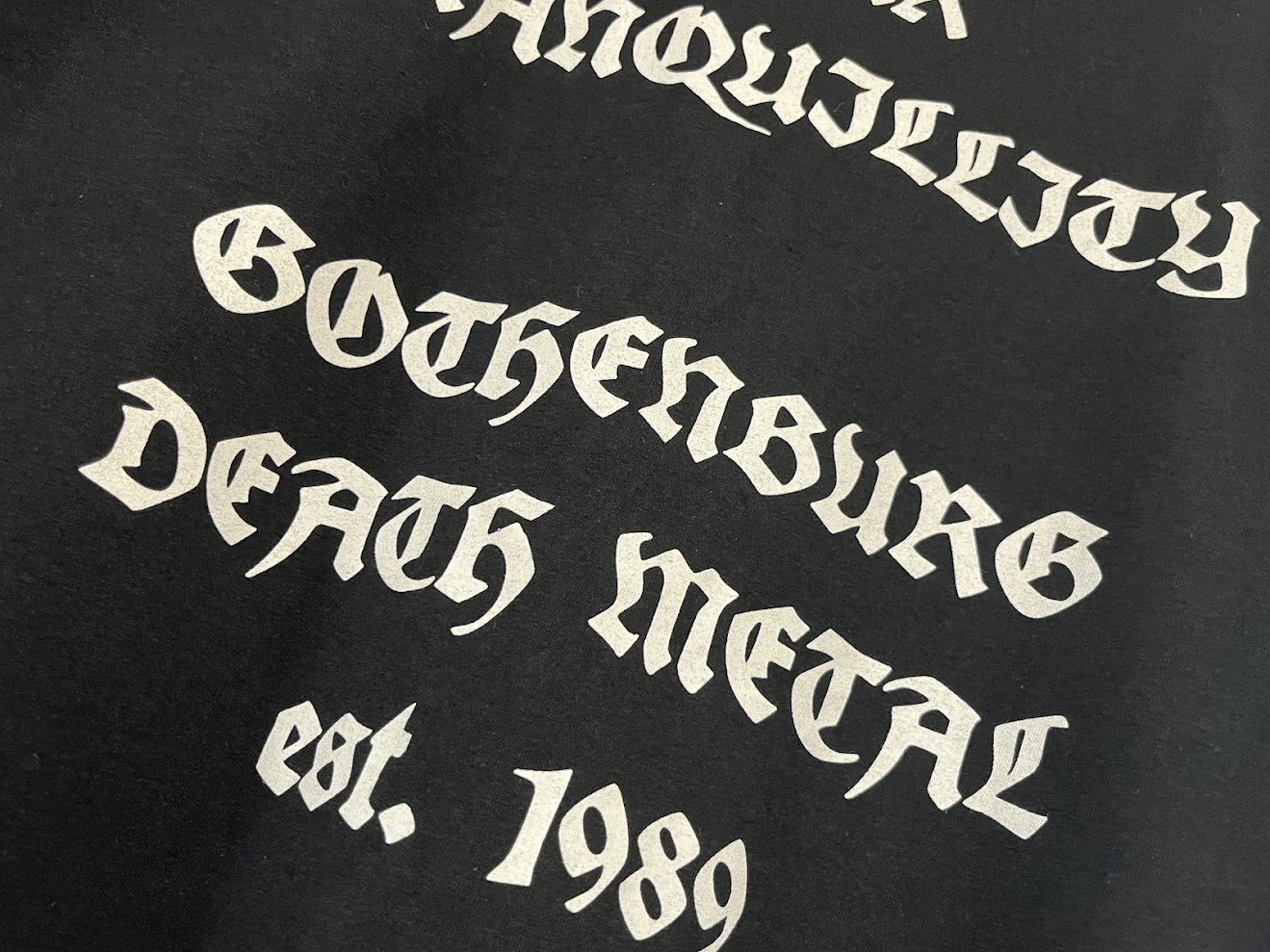 �ں߸ˤ����DARK TRANQUILLITY (���������ȥ�󥭥��ƥ���) OLD SCHOOL GOTHENBUR �֥�����ɡ��������롦�������ƥܥ�� T�����  XXL������