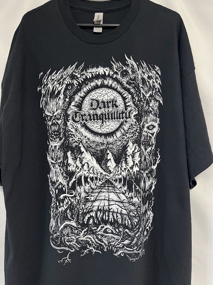 �ں߸ˤ����DARK TRANQUILLITY (���������ȥ�󥭥��ƥ���) OLD SCHOOL GOTHENBUR �֥�����ɡ��������롦�������ƥܥ�� T�����  XXL������