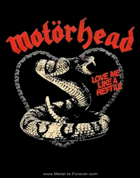 MOTORHEAD (モーターヘッド) Love Me Like A Reptile 「ラヴ・ミー・ライク・ア・レピティル」 Tシャツ|メタル