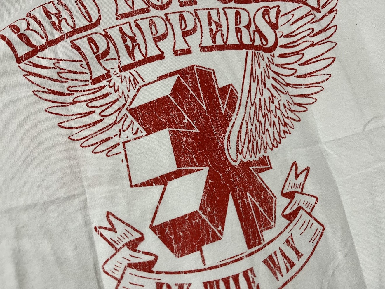 �ں߸ˤ����RED HOT CHILI PEPPERS (��åɡ��ۥåȡ����ꡦ�ڥåѡ���) By The Way Wings �֥Х��������������������󥰥��� �ԥ���ġ���� XL������