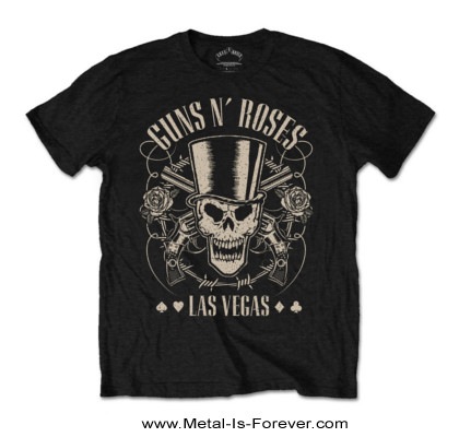 GUNS N' ROSES -���󥺡�����ɡ���������- TOP HAT, SKULL & PISTOLS LAS VEGAS �֥ȥåץϥåȡ������롦����ɡ��ԥ��ȥ롦�饹���������� �ԥ����