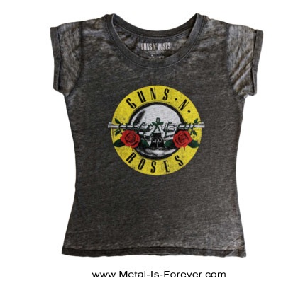GUNS N' ROSES (���󥺡�����ɡ���������) Classic Logo �֥��饷�å��������� ��ǥ����� �С��󥢥��� T����ġʥ��㥳���롦���졼��