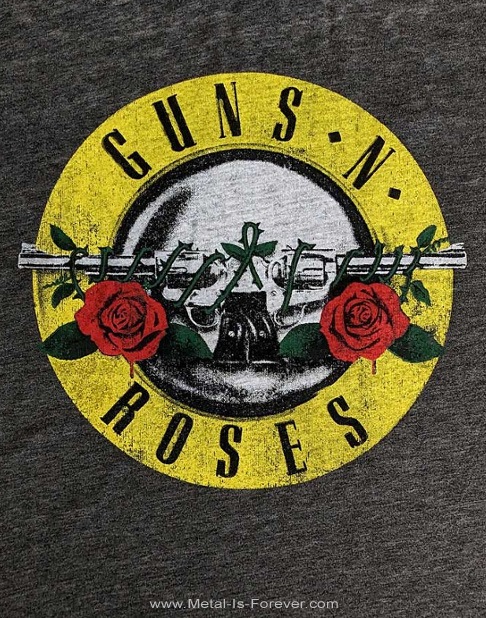 GUNS N' ROSES (���󥺡�����ɡ���������) Classic Logo �֥��饷�å��������� ��ǥ����� �С��󥢥��� T����ġʥ��㥳���롦���졼��