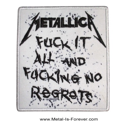 METALLICA (�᥿�ꥫ) No Regrets�֥Ρ����ꥰ��åġ�  ��åڥ�