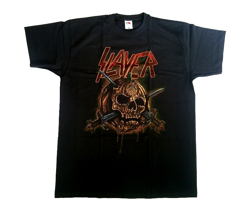 �ں߸�ͭ�꾦�ʡ�SLAYER -���쥤�䡼- SKULL PUMPKIN�֥����롦�ѥ�ץ���� T����� L������