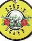 GUNS N' ROSES (���󥺡�����ɡ���������) Classic Circle Logo �֥��饷�å����������롦������ ��åڥ󡦥�����������