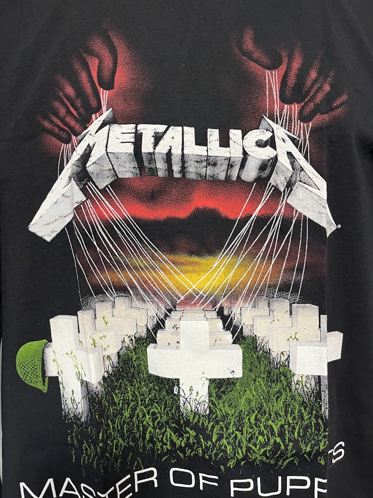 �ں߸�ͭ���METALLICA (�᥿�ꥫ) MASTER OF PUPPETS �֥᥿�롦�ޥ������ץȥ�å� Ĺµ�ԥ���� S������