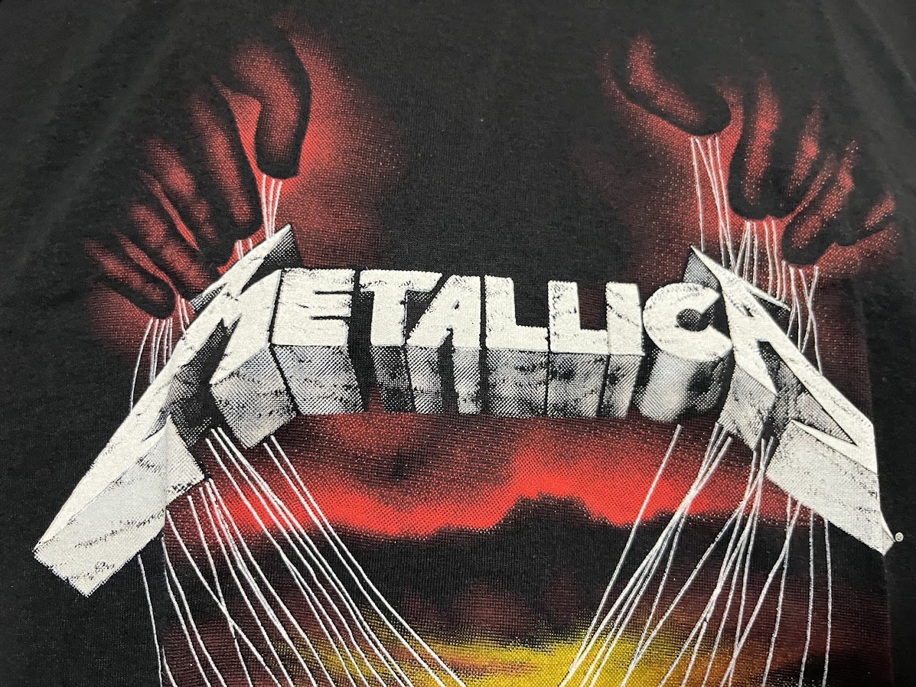 �ں߸�ͭ���METALLICA (�᥿�ꥫ) MASTER OF PUPPETS �֥᥿�롦�ޥ������ץȥ�å� Ĺµ�ԥ���� S������