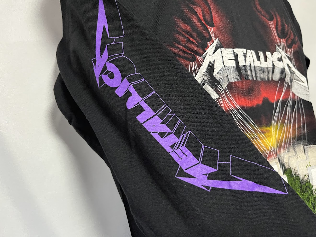 �ں߸�ͭ���METALLICA (�᥿�ꥫ) MASTER OF PUPPETS �֥᥿�롦�ޥ������ץȥ�å� Ĺµ�ԥ���� S������