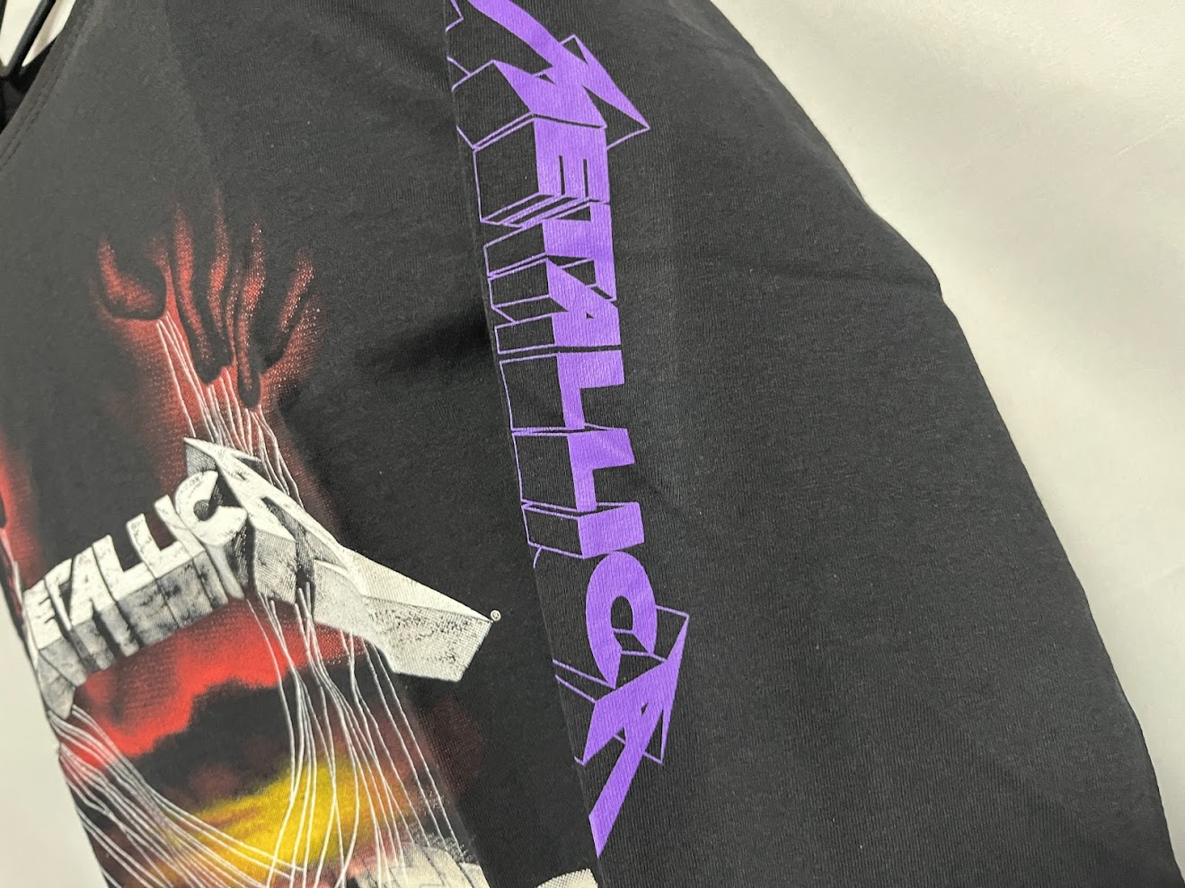 �ں߸�ͭ���METALLICA (�᥿�ꥫ) MASTER OF PUPPETS �֥᥿�롦�ޥ������ץȥ�å� Ĺµ�ԥ���� S������