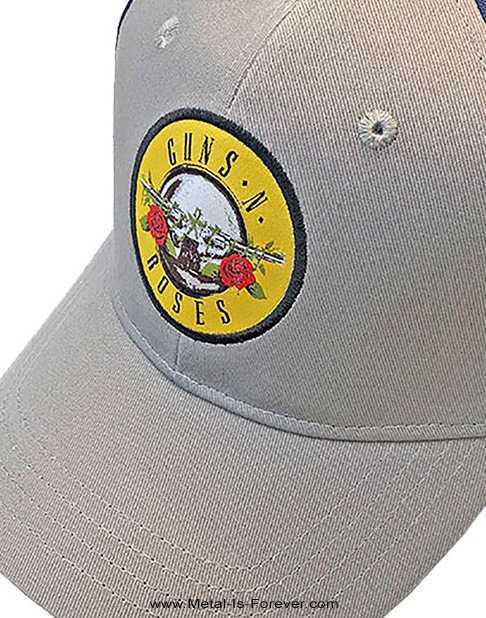 GUNS N' ROSES (���󥺡�����ɡ���������) CIRCLE LOGO �֥������롦������ �ġ��ȡ��� �١����ܡ��륭��åסʥ��졼/�ͥ��ӡ����֥롼��