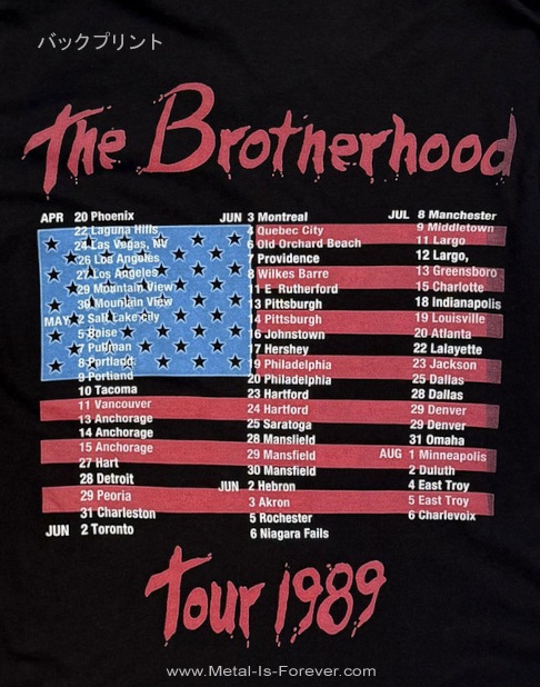 BON JOVI (�ܥ󡦥������) The Brotherhood �֥����֥饶���եåɡ� T�����