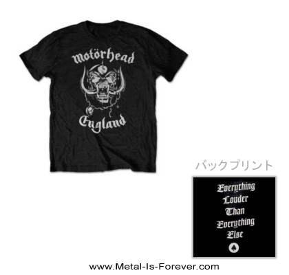 MOTORHEAD (�⡼�����إå�) ENGLAND �֥��󥰥��ɡ� �ԥ���ġʥХå��ץ��Ȥ����