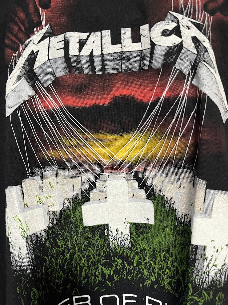�ں߸�ͭ���METALLICA (�᥿�ꥫ) MASTER OF PUPPETS �֥᥿�롦�ޥ������ץȥ�å� Ĺµ�ԥ���� L������