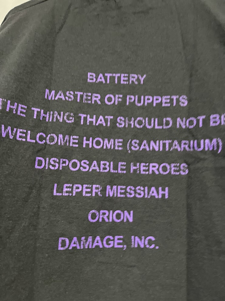 �ں߸�ͭ���METALLICA (�᥿�ꥫ) MASTER OF PUPPETS �֥᥿�롦�ޥ������ץȥ�å� Ĺµ�ԥ���� L������
