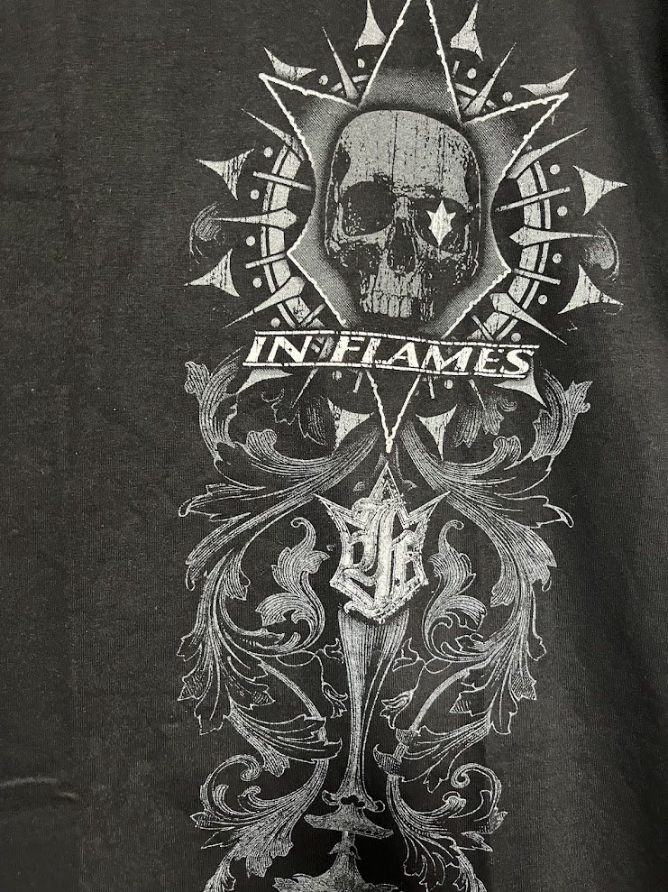 �ں߸ˤ����IN FLAMES (���󡦥ե쥤�ॹ) TONAL SKULL �֥ȡ��ʥ롦������� �ԥ����  S��������M�����������ˡڥ��쥯�����������ƥ��