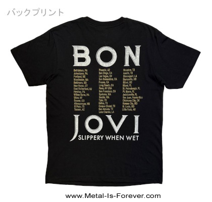 BON JOVI (�ܥ󡦥������) Tour '87 Road Sign ��1987ǯ�ĥ����� T�����