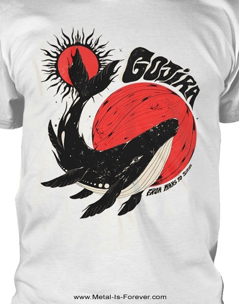 GOJIRA (������) WHALE SUN MOON �֥ۥ����롦���󡦥ࡼ��� T����ġ����