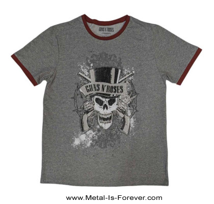 GUNS N' ROSES (���󥺡�����ɡ���������) Faded Skull �֥ե����ǥåɡ�������� �ȥ��T����ġʥ��졼��