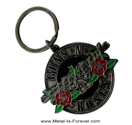 GUNS N' ROSES (���󥺡�����ɡ���������) Silver Circle Logo �֥���С����������롦������ ������������