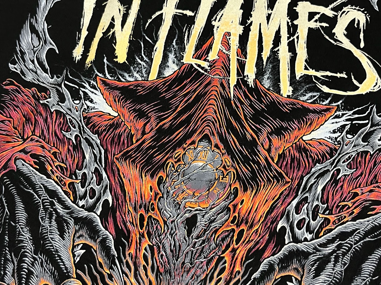 �������꾦�ʡ�IN FLAMES (���󡦥ե쥤�ॹ) Ghost In My Head �֥������ȡ����󡦥ޥ����إåɡ� �ԥ����  XL������