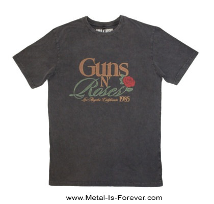 GUNS N' ROSES (���󥺡�����ɡ���������) California 1985 �֥���ե���˥�1985�� ���ȡ��󡦥����å��� T����ġʥ��㥳���롦���졼��