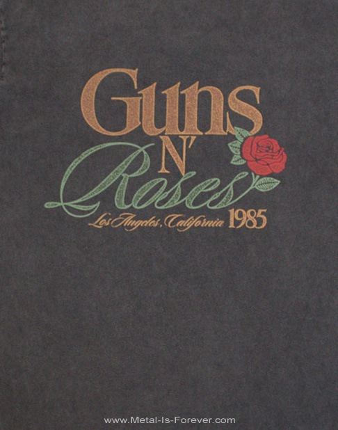 GUNS N' ROSES (���󥺡�����ɡ���������) California 1985 �֥���ե���˥�1985�� ���ȡ��󡦥����å��� T����ġʥ��㥳���롦���졼��