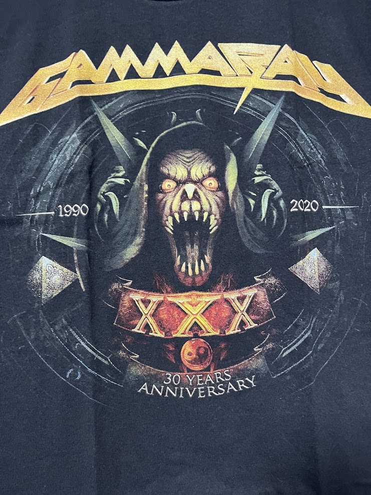 �ں߸�ͭ���GAMMA RAY (����ޡ��쥤) 30 YEARS GOLDEN LOGO ��30��ǯ��ǰ��������ǥ󡦥����� T����� M������