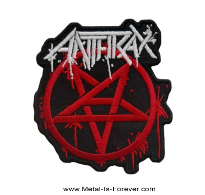ANTHRAX (アンスラックス) Pent Logo 「ペンタ・ロゴ」 アイロン